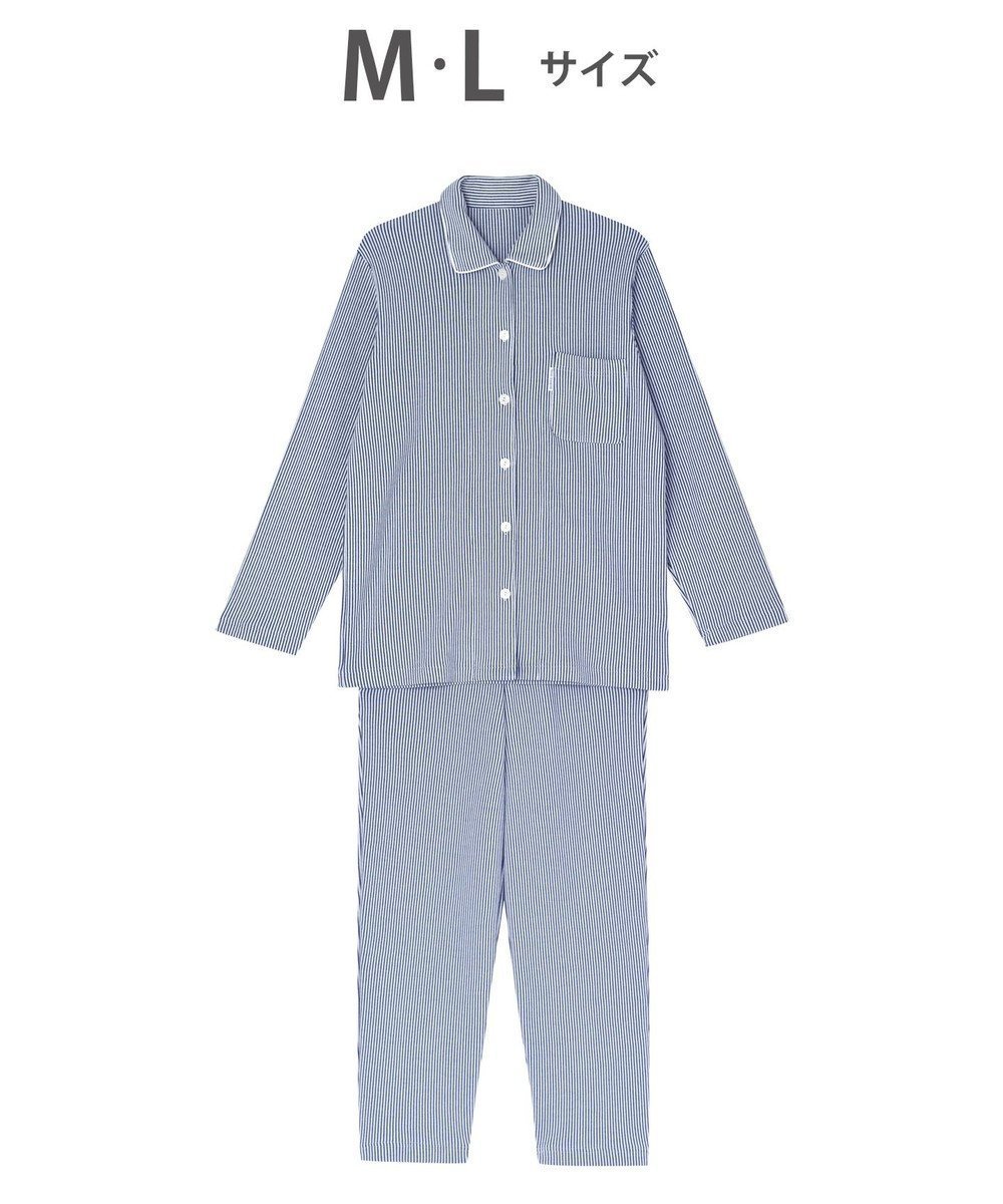 【ワコール 睡眠科学/wacoal suimin】のパジャマ 長袖 長ズボン 綿100%(本体) ここちよく眠れる あったか レディース YDW006 睡眠科学/ワコール 人気、トレンドファッション・服の通販 founy(ファニー) 　ファッション　Fashion　レディースファッション　Fashion for Women　トップス・カットソー　Cut & Sew Tops　インド　Indian Textile　なめらか　Smooth, Silky Texture　長袖　Long Sleeve, Full Sleeve　パジャマ　Pajamas, Sleepwear　メンズ　Men's, Menswear　ロング　Long, Long-Length　 other-1|ID: prp329100004676592 ipo3291000000034221148