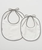 【京和晒綿紗/KYO WAZARASHI MENSYA】の【新色入荷 / BABY】ベビーガーゼビブ 5重合わせ グレーバイアス|ID: prp329100004676627 ipo3291000000033790186