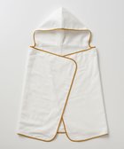 【京和晒綿紗/KYO WAZARASHI MENSYA】の【BABY】ベビーガーゼフード付きタオル 4重合わせ マスタードバイアス|ID: prp329100004676630 ipo3291000000034262071