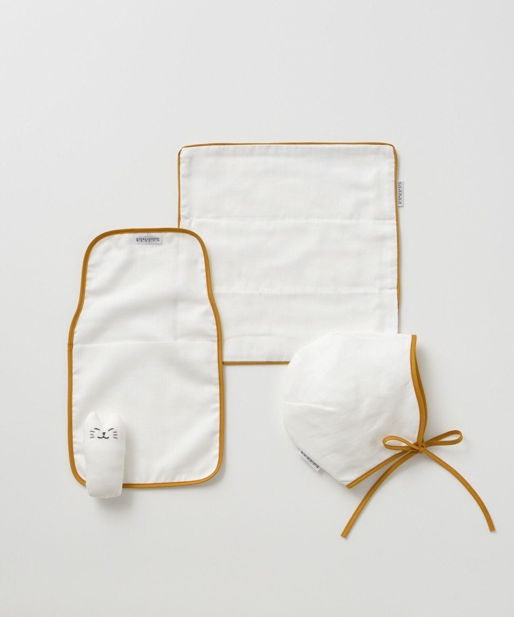 【京和晒綿紗/KYO WAZARASHI MENSYA】の【BABY】おでかけギフトセット インテリア・キッズ・メンズ・レディースファッション・服の通販 founy(ファニー) 　ファッション　Fashion　レディースファッション　Fashion for Women　タオル　Towel, Bath Towel　ハンド　Hand, Handmade　ベビー　Baby, Babywear　ボックス　Boxy, Box Shape　ギフト プレゼント　Gift / Present　マスタードバイアス|ID: prp329100004676632 ipo3291000000034262090