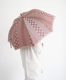 【槇田商店/Makita shoten】のKirie ドットとストライプ アンティークボルドー 長傘 人気、トレンドファッション・服の通販 founy(ファニー) ファッション Fashion レディースファッション Fashion for Women レイングッズ・傘・晴雨兼用傘 Umbrellas & Rain Gear アンティーク Antique-Inspired 傘 Umbrella, Parasol シンプル Simple, Minimal スタイリッシュ Stylish, Fashionable ストライプ Stripe, Striped Pattern スポーツ Sports, Activewear ドット Polka Dot, Dot Pattern 日傘 Parasol, UV Umbrella |ID:prp329100004676666