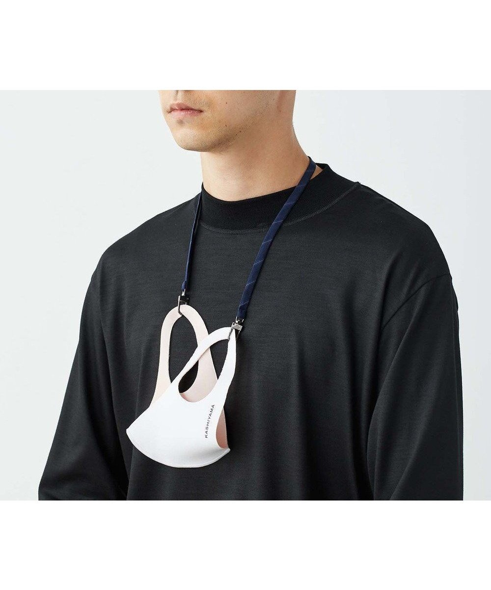【カシヤマ/KASHIYAMA】のマスクストラップA インテリア・キッズ・メンズ・レディースファッション・服の通販 founy(ファニー) 　ファッション　Fashion　レディースファッション　Fashion for Women　アクセサリー　Fashion Accessories　スーツ　Suit, Formalwear　テーブル　Table, Dining Table　ポケット　Pocket, Pocket Detail　ラップ　Wrap, Wrap Design　ネイビーストライプ|ID: prp329100004676671 ipo3291000000033790295