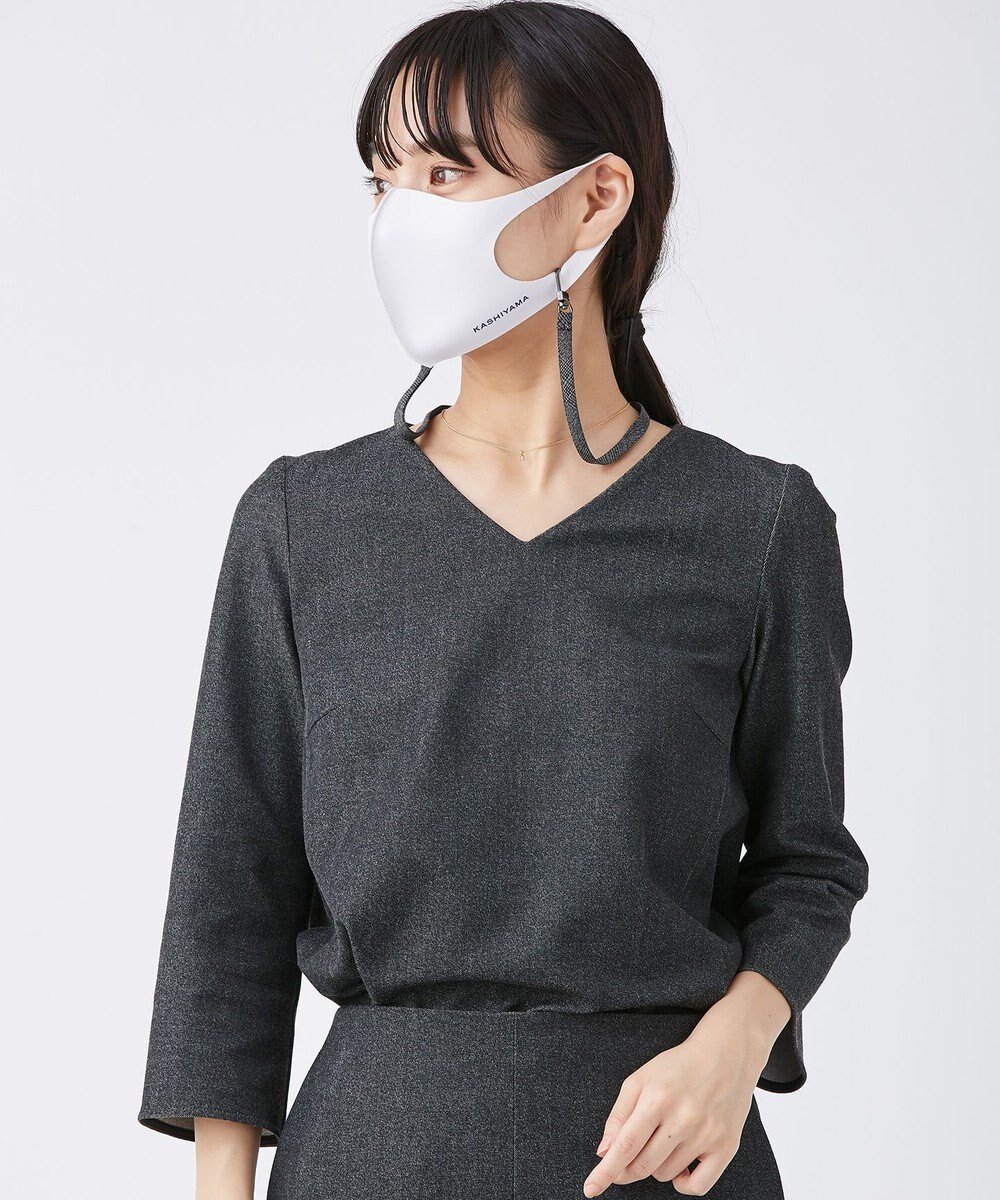 【カシヤマ/KASHIYAMA】のマスクストラップA インテリア・キッズ・メンズ・レディースファッション・服の通販 founy(ファニー) 　ファッション　Fashion　レディースファッション　Fashion for Women　アクセサリー　Fashion Accessories　スーツ　Suit, Formalwear　テーブル　Table, Dining Table　ポケット　Pocket, Pocket Detail　ラップ　Wrap, Wrap Design　グレンチェック|ID: prp329100004676671 ipo3291000000033790297