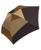 【プラスリング/+RING】の【限定/日本製】レディース向け パッチワーク プラスリング 折傘50cm BRN SR322 ブラウン|ID: prp329100004676696 ipo3291000000034263025