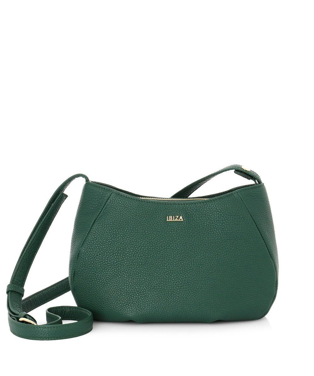 【イビサ/IBIZA】のボンダード 牛革 ショルダーバッグ インテリア・キッズ・メンズ・レディースファッション・服の通販 founy(ファニー) 　ファッション　Fashion　レディースファッション　Fashion for Women　バッグ　Bags　ショルダー　Shoulder, Shoulder Strap　シルバー　Silver, Metallic Silver　財布　Wallet, Purse　フォルム　Silhouette, Form　ポケット　Pocket, Pocket Detail　エレガント 上品　Elegant　緑|ID: prp329100004676703 ipo3291000000034263089