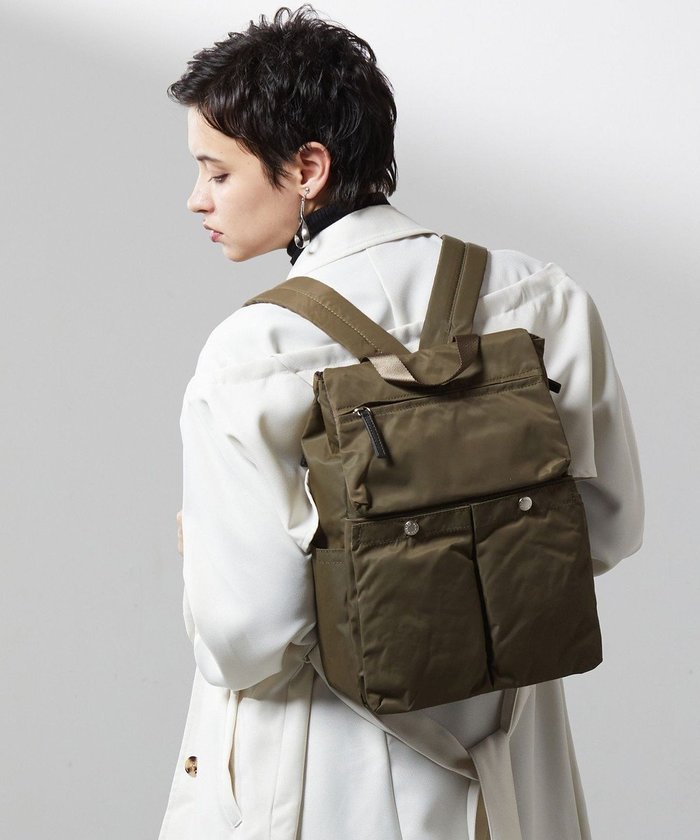 【イザック/Y'SACCS】のダブルホックポケットリュック インテリア・キッズ・メンズ・レディースファッション・服の通販 founy(ファニー) https://founy.com/ ファッション Fashion レディースファッション Fashion for Women バッグ Bags シンプル Simple, Minimal スマート Smart, Elegant フロント Front, Front Design ポケット Pocket, Pocket Detail リュック Backpack, Rucksack |ID: prp329100004676716 ipo3291000000034261626