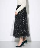 【グレース コンチネンタル/GRACE CONTINENTAL】のブーツプリントチュールスカート ブラック|ID: prp329100004676724 ipo3291000000033790489