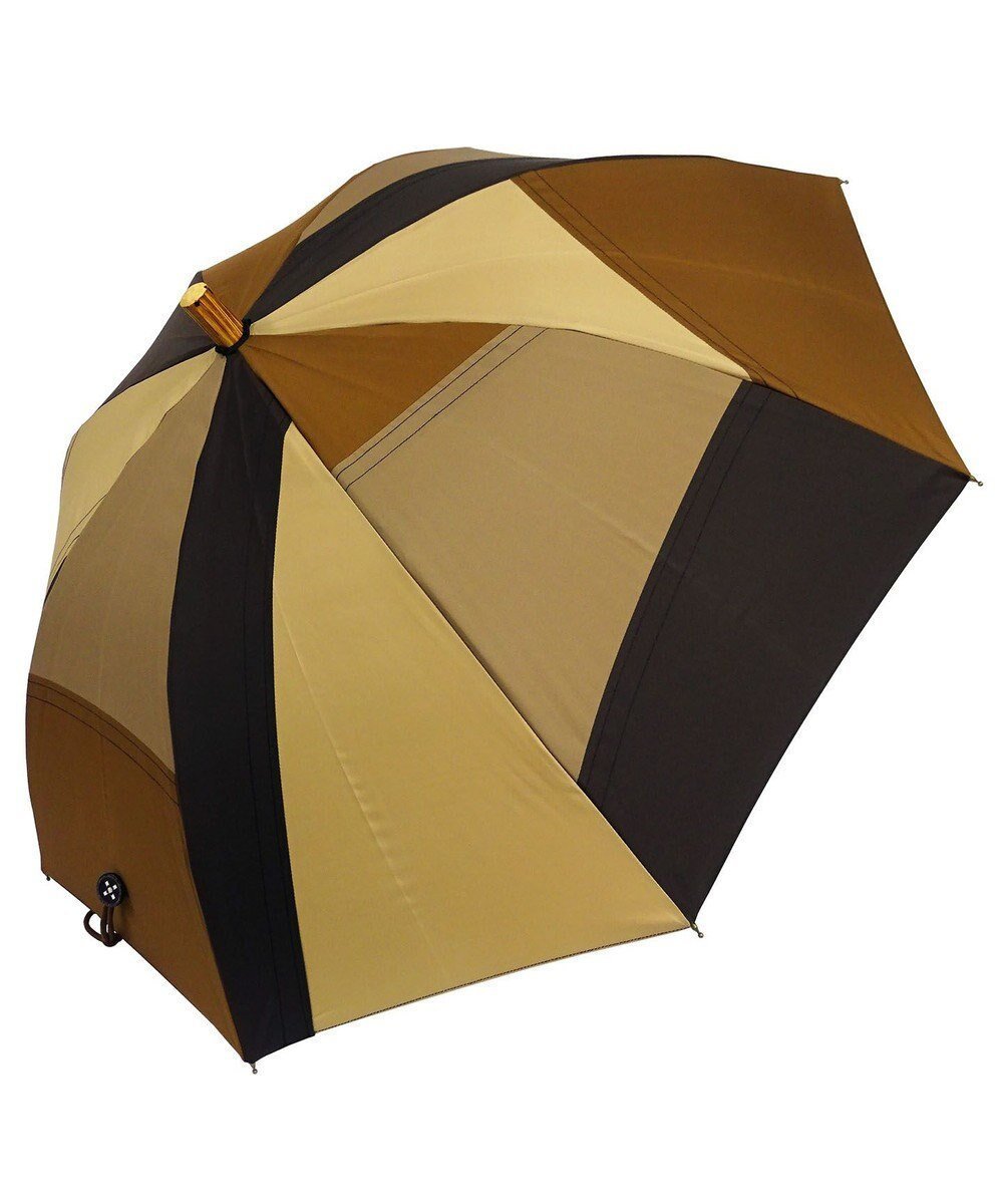 【プラスリング/+RING】の【限定/日本製】プラスリング 晴雨兼用傘(長ショート)BRN SR306 人気、トレンドファッション・服の通販 founy(ファニー) 　ファッション　Fashion　レディースファッション　Fashion for Women　レイングッズ・傘・晴雨兼用傘　Umbrellas & Rain Gear　コンパクト　Compact, Small Size　傘　Umbrella, Parasol　ショート　Short, Short Length　ラップ　Wrap, Wrap Design　日本製　Made In Japan　 other-1|ID: prp329100004676740 ipo3291000000034261834