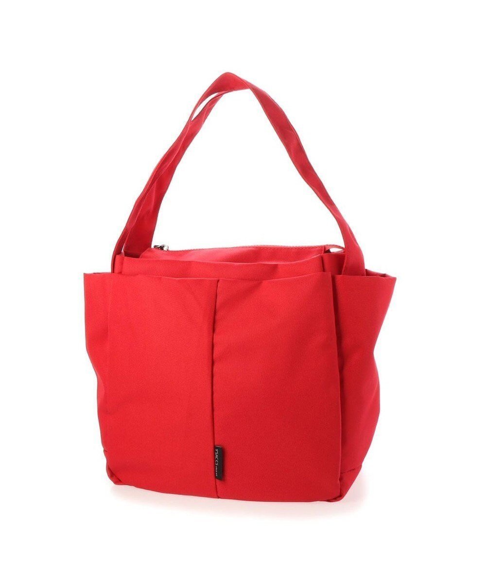 【イザック/Y'SACCS】の【Y SACCS vous et】 ボックストート Mサイズ インテリア・キッズ・メンズ・レディースファッション・服の通販 founy(ファニー) 　ファッション　Fashion　レディースファッション　Fashion for Women　バッグ　Bags　シンプル　Simple, Minimal　スタイリッシュ　Stylish, Fashionable　プチプライス・低価格　Affordable / Budget Price　ボックス　Boxy, Box Shape　定番　Standard, Basic Item　軽量　Lightweight, Ultra Light　レッド|ID: prp329100004676771 ipo3291000000034264055