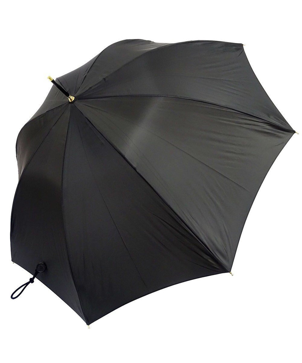 【プラスリング/+RING】の【プラスリング】【限定/日本製】【細身】レディース向け 長傘55cm BLK T1055 人気、トレンドファッション・服の通販 founy(ファニー) 　ファッション　Fashion　レディースファッション　Fashion for Women　レイングッズ・傘・晴雨兼用傘　Umbrellas & Rain Gear　コンパクト　Compact, Small Size　スタイリッシュ　Stylish, Fashionable　エレガント 上品　Elegant　傘　Umbrella, Parasol　日本製　Made In Japan　無地　Plain, Solid Color　 other-1|ID: prp329100004676780 ipo3291000000034264191