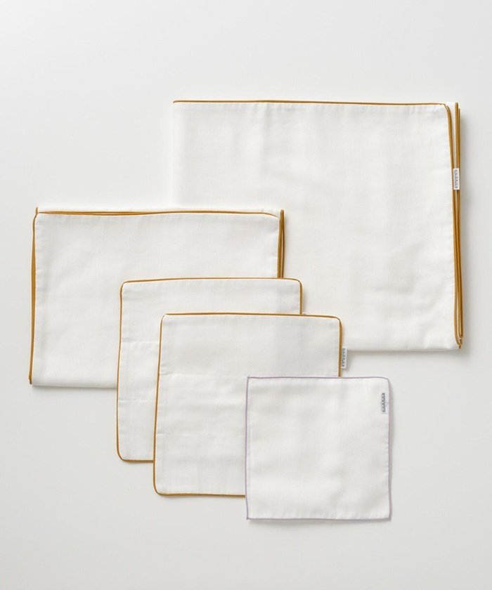 【京和晒綿紗/KYO WAZARASHI MENSYA】のタオル5点セット インテリア・キッズ・メンズ・レディースファッション・服の通販 founy(ファニー) https://founy.com/ ファッション Fashion レディースファッション Fashion for Women オレンジ Orange 吸水 Absorbent, Quick-Dry タオル Towel, Bath Towel ハンカチ Handkerchief, Hanky フェイス Face, Facial Design ボックス Boxy, Box Shape ギフト プレゼント Gift / Present |ID: prp329100004676797 ipo3291000000034262426