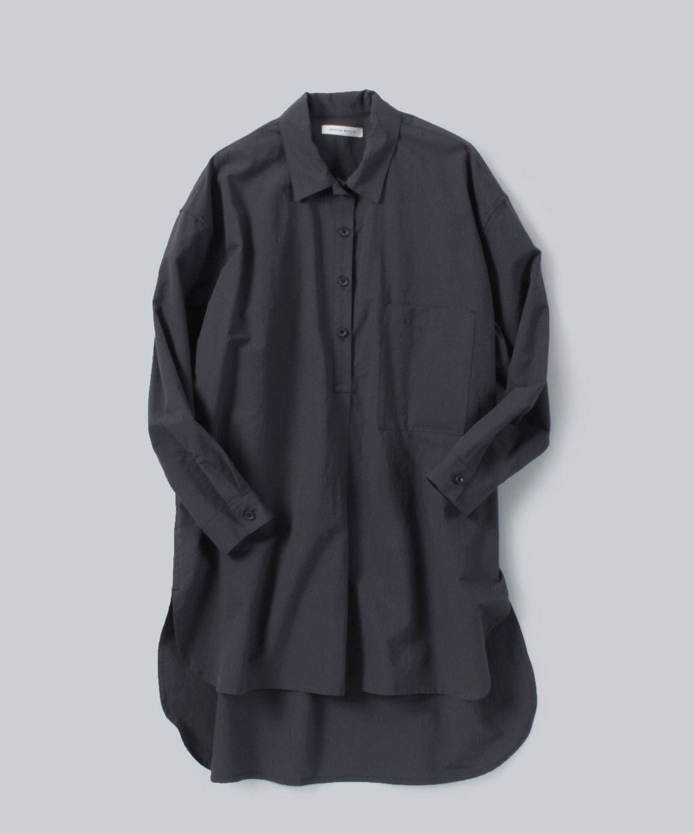 【ホワイトメイルズ/WHITE MAILS】の【UNISEX】COTTON PAPER WASHED ポプリンロングシャツ インテリア・キッズ・メンズ・レディースファッション・服の通販 founy(ファニー)  ファッション Fashion レディースファッション Fashion for Women トップス・カットソー Cut & Sew Tops シャツ・ブラウス・オフィスカジュアル Elegant Blouses & Button-Ups ギャザー Gathered, Ruffled チュニック Tunic, Long Top ユニセックス Unisex, Genderless ワッシャー Washer, Crinkled Finish A/W・秋冬 Autumn/Winter S/S・春夏 SS, Spring/Summer, Warm Season 夏 Summer コン|ID: prp329100004676798 ipo3291000000034262434