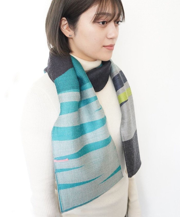 【ポルス/POLS】のウールジャカードストール インテリア・キッズ・メンズ・レディースファッション・服の通販 founy(ファニー) https://founy.com/ ファッション Fashion レディースファッション Fashion for Women ショール Shawl, Wrap ジャカード／ジャガード Jacquard, Woven Pattern ストール Stole, Wrap ファブリック Fabric, Textile A/W・秋冬 Autumn/Winter S/S・春夏 SS, Spring/Summer, Warm Season 夏 Summer |ID: prp329100004676811 ipo3291000000033790785