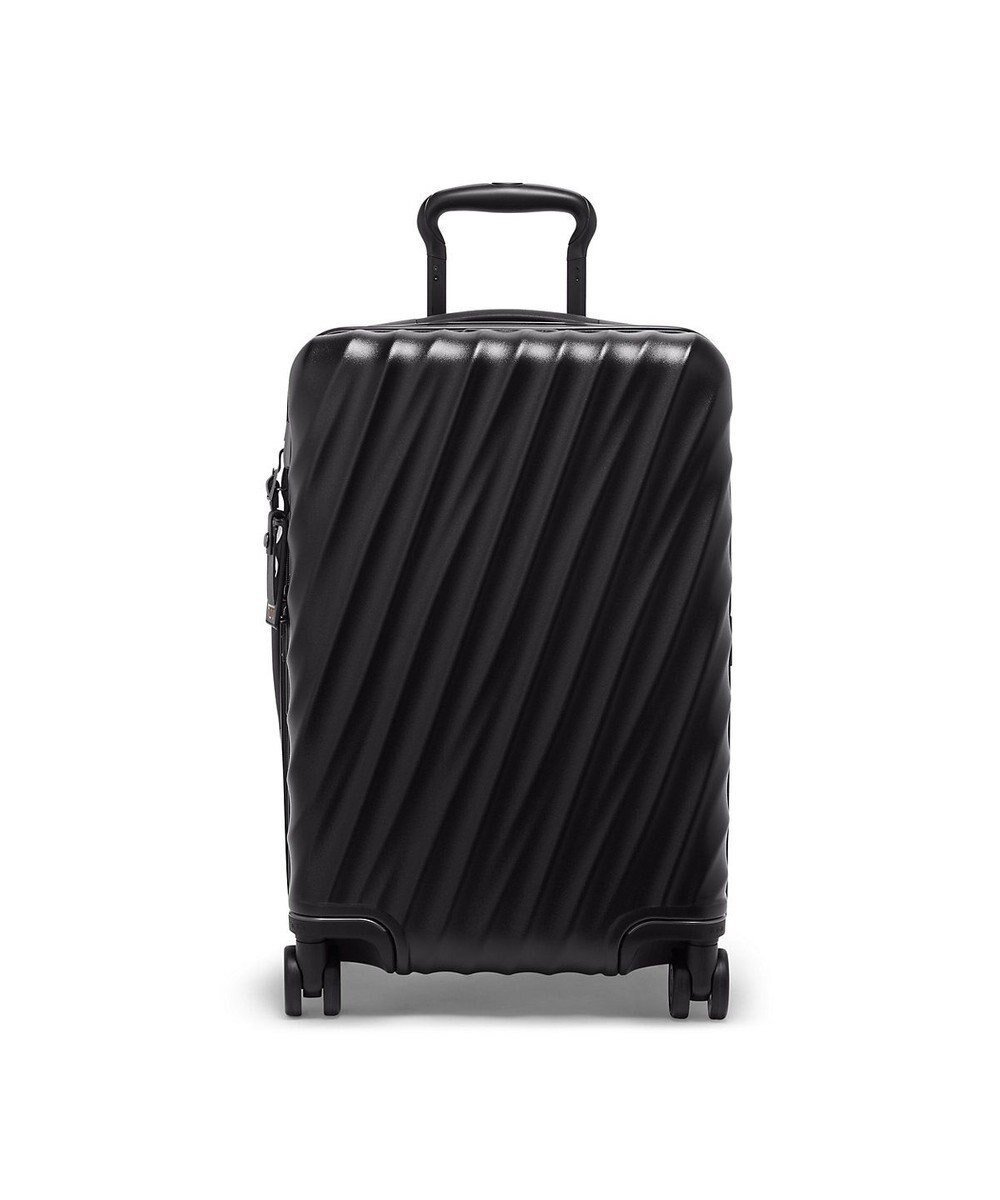 【トゥミ/TUMI】の19 DEGREE インターナショナル・エクスパンダブル・キャリーオン スーツケース(機内持ち込みサイズ) インテリア・キッズ・メンズ・レディースファッション・服の通販 founy(ファニー) 　ファッション　Fashion　レディースファッション　Fashion for Women　スーツ　Business Suits & Workwear　アクセサリー　Fashion Accessories　コレクション　Collection, Seasonal Line　抗菌　Antibacterial, Bacteria-Resistant　軽量　Lightweight, Ultra Light　雑誌　Magazine, Fashion Magazine　トラベル　Travel, Travel Gear　ボトム　Bottoms, Lower Wear　モダン　Modern, Contemporary　モバイル　Mobile, Smartphone　おすすめ　Recommended / Our Picks　旅行　Travel　スーツケース キャリーケース　Suitcase / Carry Case　ビジネス 仕事 通勤　Business / Work / Commuting　BLACK TEXTURE|ID: prp329100004676814 ipo3291000000033790794