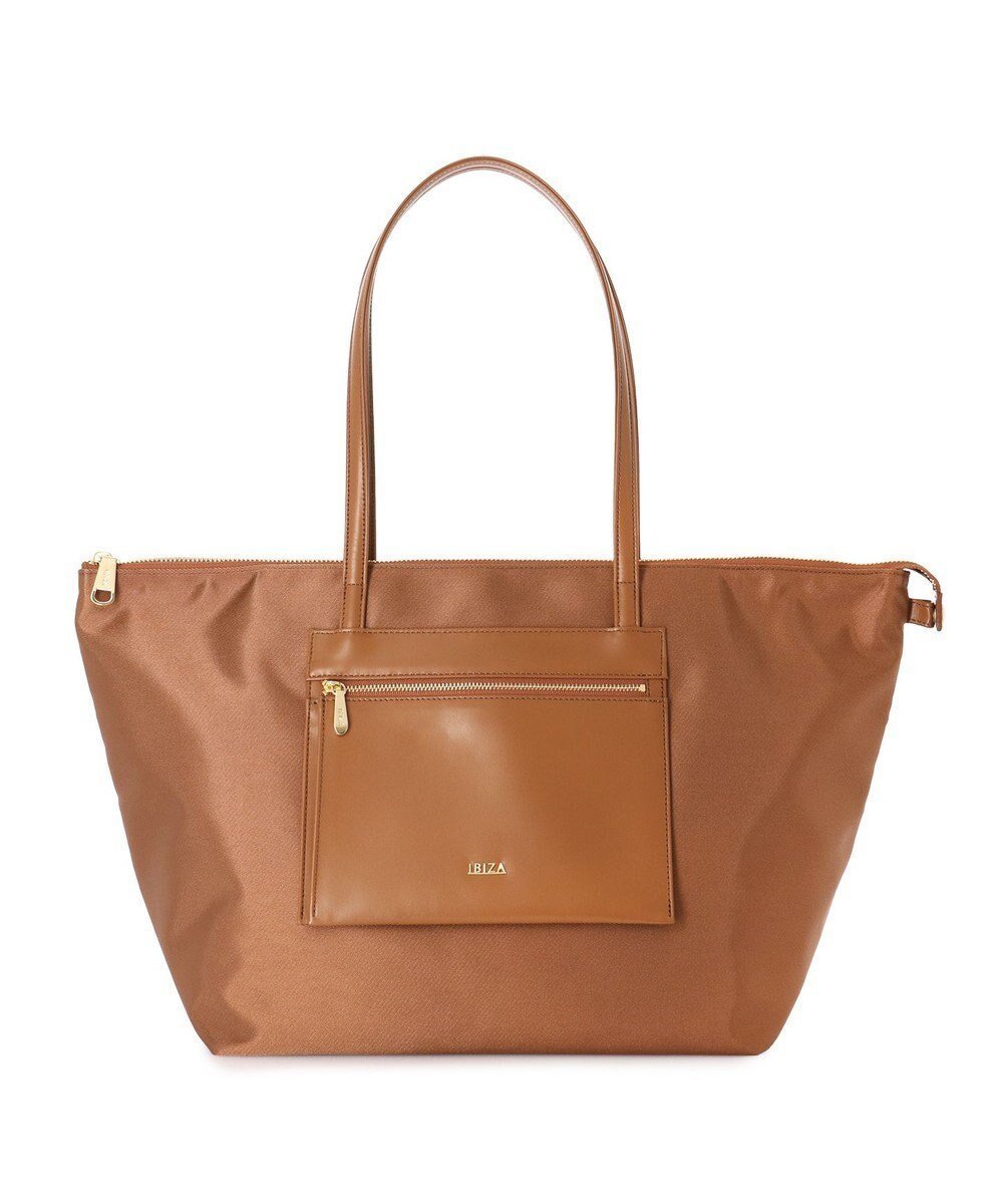 【イビサ/IBIZA】のコモド オペラナイロン/牛革 セミショルダーバッグ インテリア・キッズ・メンズ・レディースファッション・服の通販 founy(ファニー) 　ファッション　Fashion　レディースファッション　Fashion for Women　バッグ　Bags　ショルダー　Shoulder, Shoulder Strap　シルバー　Silver, Metallic Silver　フロント　Front, Front Design　ポケット　Pocket, Pocket Detail　旅行　Travel　エレガント 上品　Elegant　普通茶|ID: prp329100004676822 ipo3291000000034262701