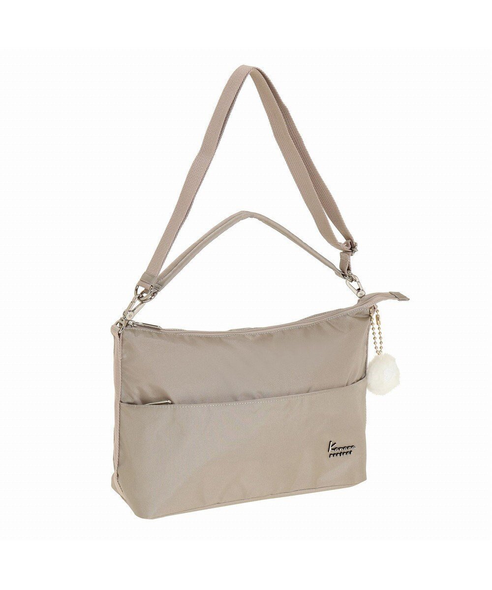【エースバッグズアンドラゲッジ/ACE BAGS & LUGGAGE】のKanana Collection カナナコレクション ストロール ショルダーバッグ Mサイズ 2way 67214 インテリア・キッズ・メンズ・レディースファッション・服の通販 founy(ファニー) 　ファッション　Fashion　レディースファッション　Fashion for Women　コレクション　Collection, Seasonal Line　コンビ　Combo, Combination Style　抗菌　Antibacterial, Bacteria-Resistant　シンプル　Simple, Minimal　ポケット　Pocket, Pocket Detail　旅行　Travel　ベージュ|ID: prp329100004676826 ipo3291000000033790832