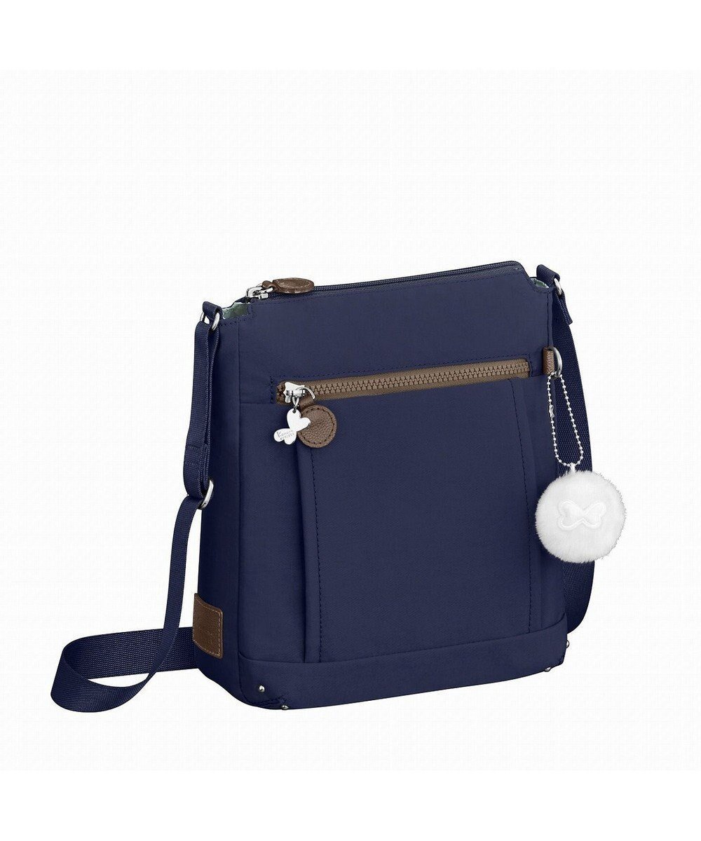 【エースバッグズアンドラゲッジ/ACE BAGS & LUGGAGE】のKanana project PJ8-3rd フリーウェイバッグ ショルダーバッグ 62104 タテ型 カナナ プロジェクト インテリア・キッズ・メンズ・レディースファッション・服の通販 founy(ファニー) 　ファッション　Fashion　レディースファッション　Fashion for Women　クッション　Cushion, Throw Pillow　軽量　Lightweight, Ultra Light　シンプル　Simple, Minimal　スタイリッシュ　Stylish, Fashionable　パール　Pearl, Pearl Accent　フロント　Front, Front Design　ポケット　Pocket, Pocket Detail　リュック　Backpack, Rucksack　再入荷　Restock / Back in Stock　旅行　Travel　スーツケース キャリーケース　Suitcase / Carry Case　エレガント 上品　Elegant　ネイビー|ID: prp329100004676852 ipo3291000000033790980