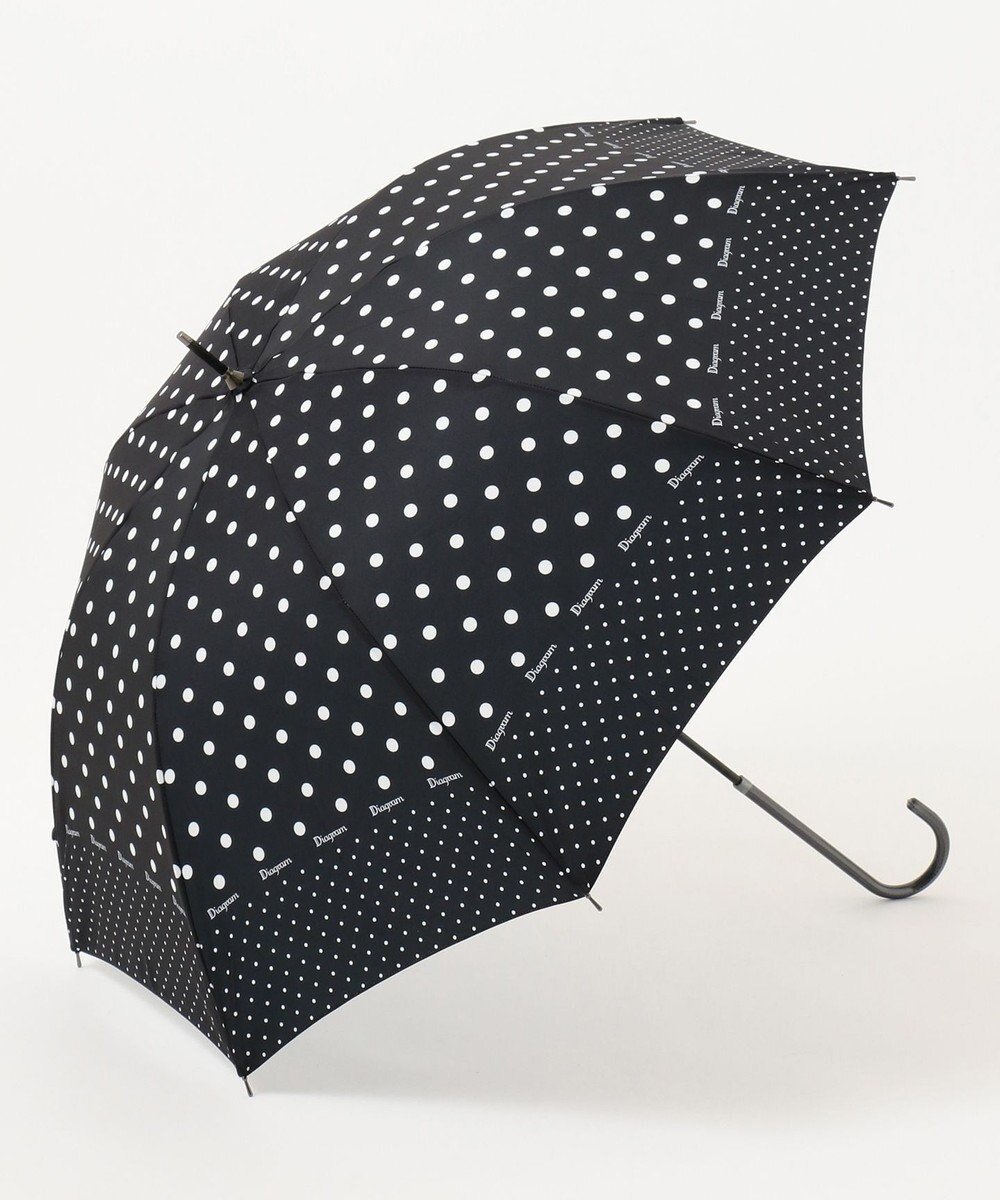 【グレース コンチネンタル/GRACE CONTINENTAL】のUmbrella-D インテリア・キッズ・メンズ・レディースファッション・服の通販 founy(ファニー) 　ファッション　Fashion　レディースファッション　Fashion for Women　レイングッズ・傘・晴雨兼用傘　Umbrellas & Rain Gear　クラシカル　Classical, Vintage-Inspired　ドット　Polka Dot, Dot Pattern　モノトーン　Monotone, Black and White　リュクス　Luxury, Elegant, High-End, Chic　傘　Umbrella, Parasol　日傘　Parasol, UV Umbrella　ブラック|ID: prp329100004676859 ipo3291000000033791007