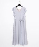 【グレース コンチネンタル/GRACE CONTINENTAL】のバックレースドレス サックス|ID: prp329100004676867 ipo3291000000033791024