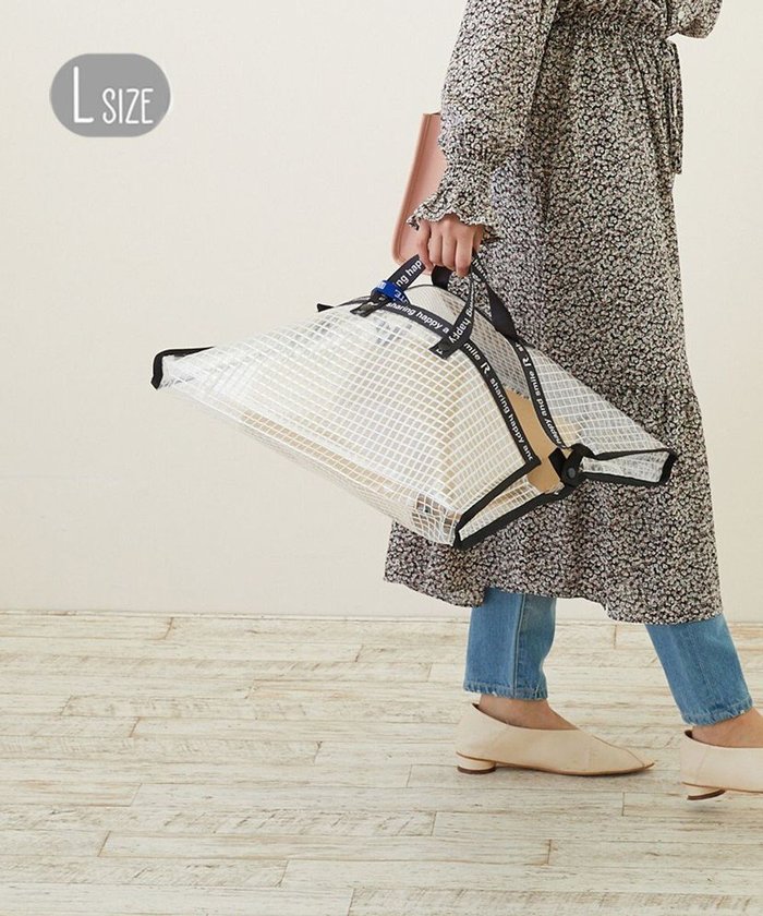 【ルートート/ROOTOTE】の6787【テイクアウトバッグ Lサイズ】/ CJ.テイクアウェイルー.PVCメッシュL-A インテリア・キッズ・メンズ・レディースファッション・服の通販 founy(ファニー) https://founy.com/ ファッション Fashion レディースファッション Fashion for Women コンパクト Compact, Small Size スマート Smart, Elegant パーティ Party, Party Style プリント Print, Printed Pattern ポケット Pocket, Pocket Detail メッシュ Mesh, Net Fabric ランダム Random, Irregular |ID: prp329100004676872 ipo3291000000033791048