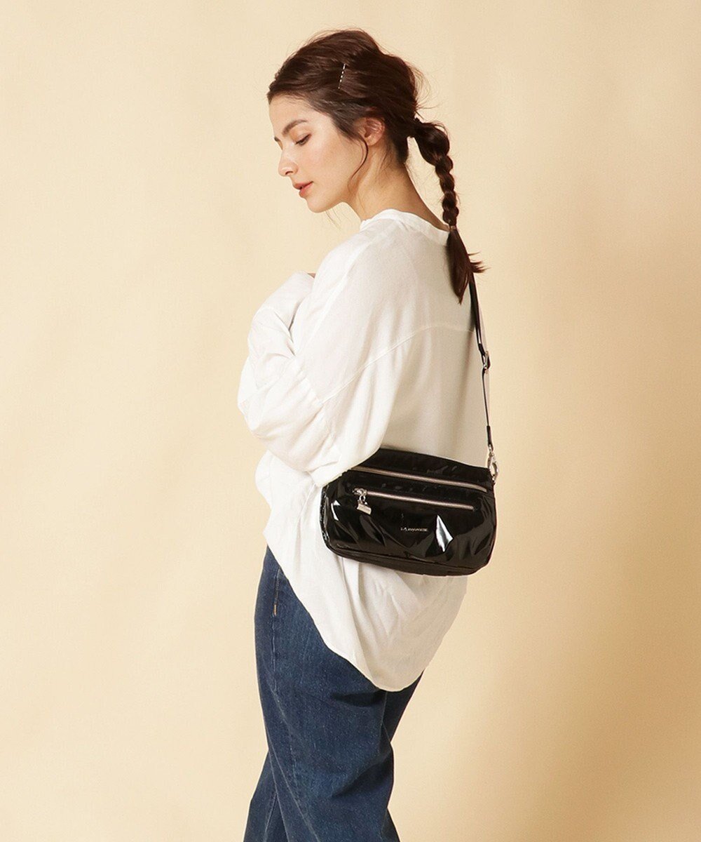 【ラ バガジェリー/LA BAGAGERIE】のプリュイ ショルダーバッグ Sサイズ インテリア・キッズ・メンズ・レディースファッション・服の通販 founy(ファニー) ファッション Fashion レディースファッション Fashion for Women エレガント 上品 Elegant 人気 Popular, Best Seller 軽量 Lightweight, Ultra Light ブラック|ID: prp329100004676884 ipo3291000000034263365