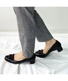 【リズ ラフィーネ/Riz raffinee】のRiz raffinee 【3E】ローヒールスクエアパンプス ブラック|ID: prp329100004676890 ipo3291000000035929104