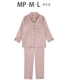 【ワコール 睡眠科学/wacoal suimin】の【パジャマ】 長袖・長ズボン シルクサテン 吸放湿性 睡眠科学/ワコール YDX582 ロマンピンク|ID: prp329100004676895 ipo3291000000034263630