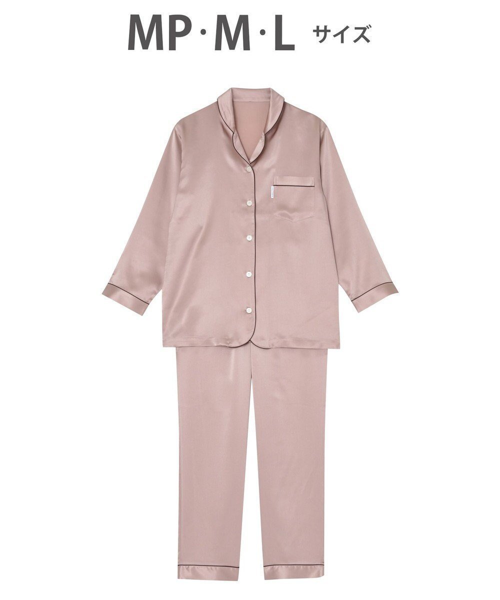 【ワコール 睡眠科学/wacoal suimin】の【パジャマ】 長袖・長ズボン シルクサテン 吸放湿性 睡眠科学/ワコール YDX582 インテリア・キッズ・メンズ・レディースファッション・服の通販 founy(ファニー) ファッション Fashion レディースファッション Fashion for Women トップス・カットソー Cut & Sew Tops サテン Satin, Glossy Fabric シルク Silk, 100% Silk 長袖 Long Sleeve, Full Sleeve パジャマ Pajamas, Sleepwear パターン Pattern, Design Print メンズ Men's, Menswear ロング Long, Long-Length ロマンピンク|ID: prp329100004676895 ipo3291000000034263630