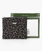【グレース コンチネンタル/GRACE CONTINENTAL】のFabricフラットポーチ-AW ダークブラウン|ID: prp329100004676906 ipo3291000000033791199