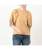 【シェアパーク/SHARE PARK】の【洗える】ボリュームスリーブフハクコンビカットソー 人気、トレンドファッション・服の通販 founy(ファニー) ファッション Fashion レディースファッション Fashion for Women トップス・カットソー Cut & Sew Tops シャツ・ブラウス・オフィスカジュアル Elegant Blouses & Button-Ups ロングTシャツ・Tシャツ Longline T-Shirts & Tees カットソー・ベーシックTシャツ Cut-and-Sewn Tops / Stretch Tees & Basics ボリューム袖・フリルスリーブブラウス Voluminous & Ruffle Sleeves / Puffy Sleeve Tops カットソー Cut and Sewn Top レース Lace, Lace Fabric 夏 Summer 春 Spring S/S・春夏 SS, Spring/Summer, Warm Season 洗える Machine Washable thumbnail ベージュ系|ID: prp329100004676912 ipo3291000000033791224