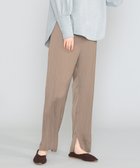 【シェアパーク/SHARE PARK】の【洗える】アンティークサテンプリーツパンツ ダークブラウン系|ID: prp329100004676915 ipo3291000000034264555