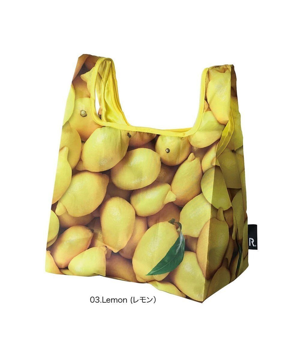 【ルートート/ROOTOTE】の6755【洗濯可能:エコバッグ】/ ルーショッパーMID-Lifty-フォト-A インテリア・キッズ・メンズ・レディースファッション・服の通販 founy(ファニー) 　ファッション　Fashion　レディースファッション　Fashion for Women　洗える　Machine Washable　コンパクト　Compact, Small Size　スマホ　Smartphone, Mobile Device　プリント　Print, Printed Pattern　ポケット　Pocket, Pocket Detail　マーブル　Marble, Marble Pattern　ミックス　Mix, Mixed Style　ランダム　Random, Irregular　03:レモン|ID: prp329100004676933 ipo3291000000034265661