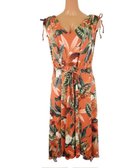 【三愛水着楽園/San-ai Resort】の【SALE】【Coral veil】Lily Garden ショルダードレス3点セット水着 9号/11号 オレンジ|ID: prp329100004676949 ipo3291000000033791361