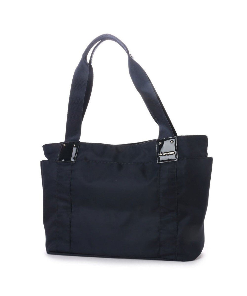 【ラ バガジェリー/LA BAGAGERIE】のナイロントートバッグ インテリア・キッズ・メンズ・レディースファッション・服の通販 founy(ファニー) 　ファッション　Fashion　レディースファッション　Fashion for Women　バッグ　Bags　おすすめ　Recommended / Our Picks　シンプル　Simple, Minimal　ポケット　Pocket, Pocket Detail　エレガント 上品　Elegant　軽量　Lightweight, Ultra Light　ビジネス 仕事 通勤　Business / Work / Commuting　ネイビー|ID: prp329100004676950 ipo3291000000034265799