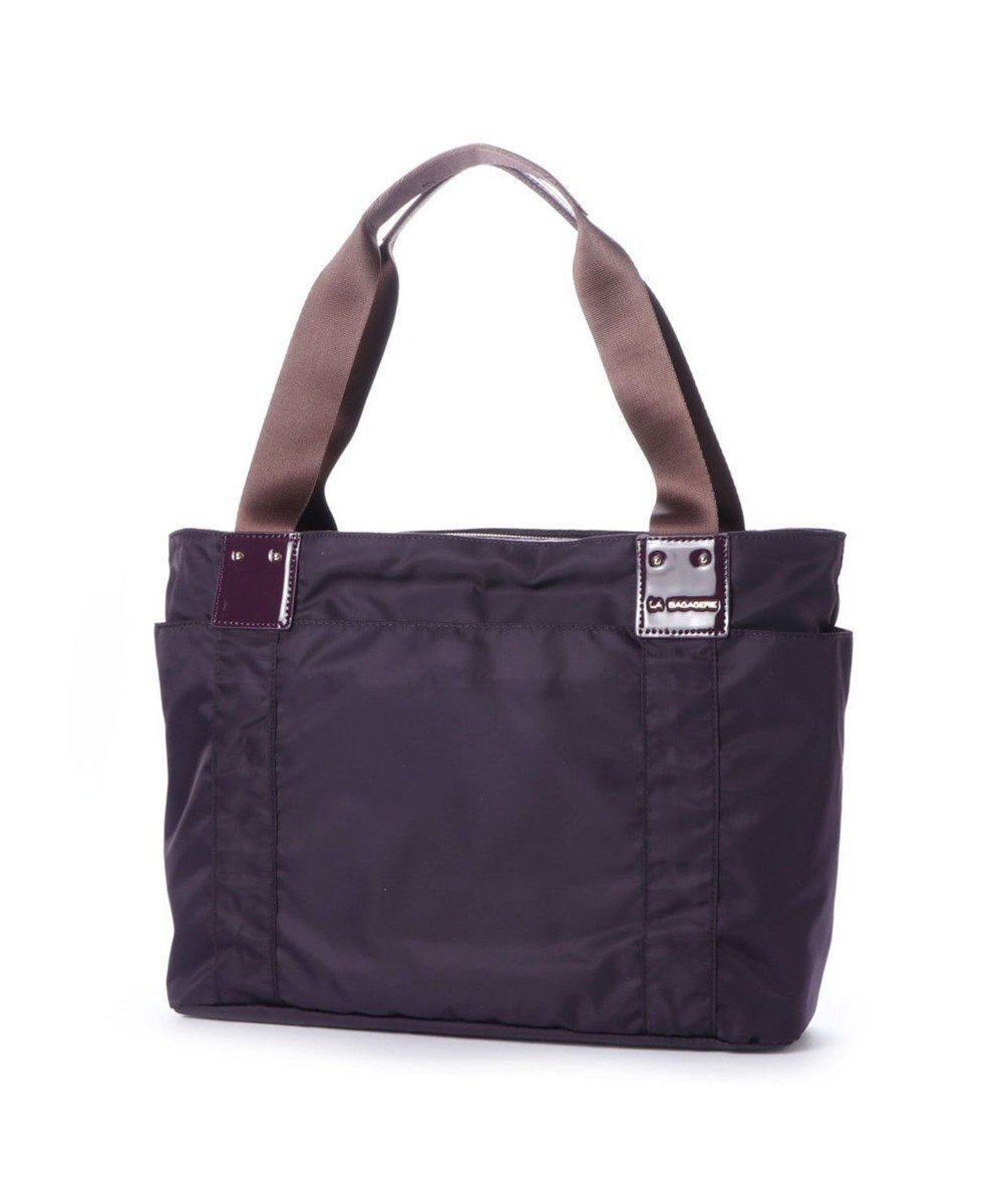 【ラ バガジェリー/LA BAGAGERIE】のナイロントートバッグ インテリア・キッズ・メンズ・レディースファッション・服の通販 founy(ファニー) 　ファッション　Fashion　レディースファッション　Fashion for Women　バッグ　Bags　おすすめ　Recommended / Our Picks　シンプル　Simple, Minimal　ポケット　Pocket, Pocket Detail　エレガント 上品　Elegant　軽量　Lightweight, Ultra Light　ビジネス 仕事 通勤　Business / Work / Commuting　パープル|ID: prp329100004676950 ipo3291000000034265800