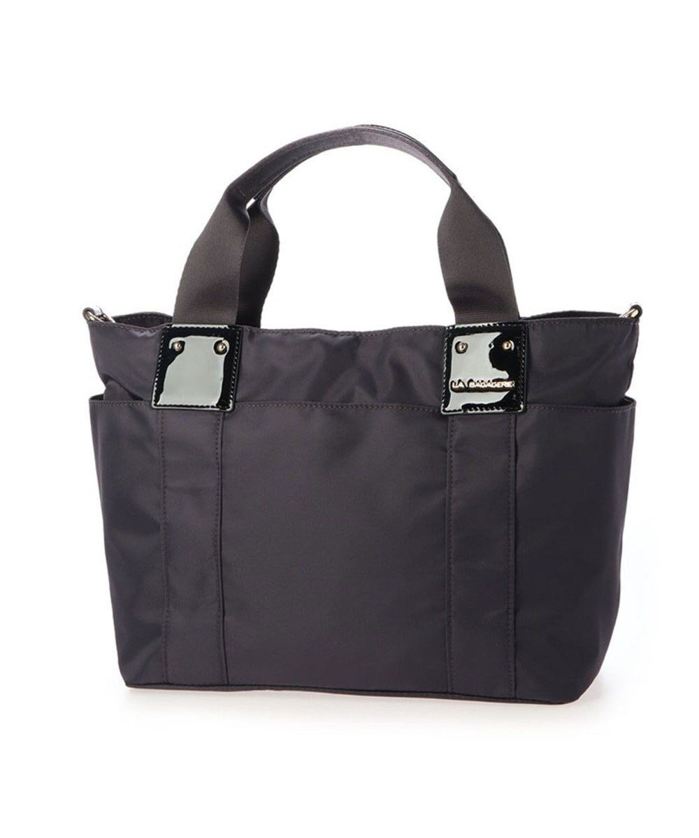 【ラ バガジェリー/LA BAGAGERIE】の2WAYナイロントート インテリア・キッズ・メンズ・レディースファッション・服の通販 founy(ファニー) ファッション Fashion レディースファッション Fashion for Women バッグ Bags シンプル Simple, Minimal ポケット Pocket, Pocket Detail エレガント 上品 Elegant 軽量 Lightweight, Ultra Light ダークグレー|ID: prp329100004676951 ipo3291000000034232672