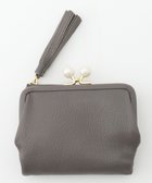 【アンビリオン/UNBILLION】の【テレビ ドラマ着用アイテム】perche アクリル玉がま口2つ折り財布 グレー|ID: prp329100004676954 ipo3291000000034270313