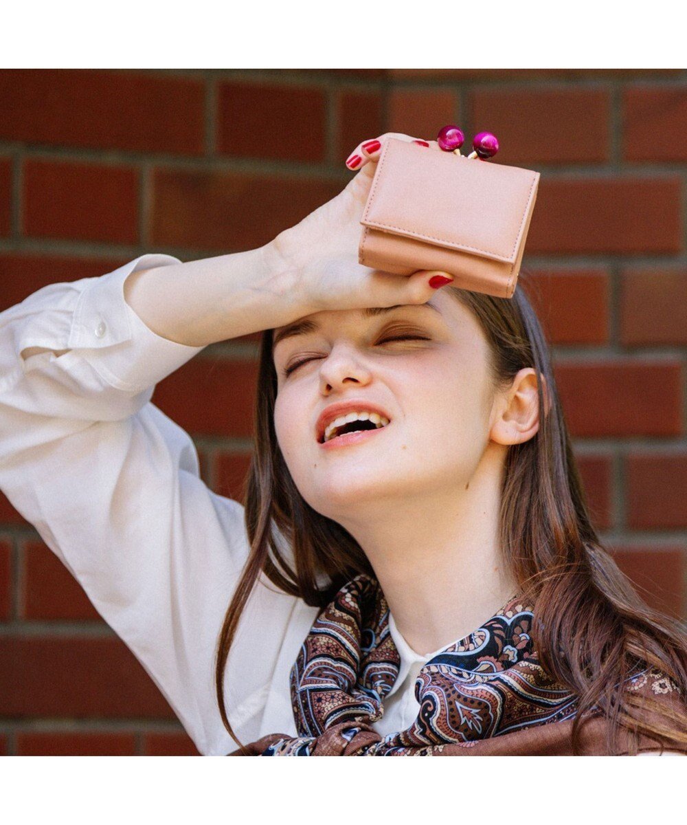 【アンビリオン/UNBILLION】のperche ジェムストーンがま口3つ折り財布 インテリア・キッズ・メンズ・レディースファッション・服の通販 founy(ファニー) ファッション Fashion レディースファッション Fashion for Women ミニ財布・二つ折り財布 Wallets & Card Cases シルバー Silver, Metallic Silver ラベンダー Lavender 財布 Wallet, Purse ピンク|ID: prp329100004676955 ipo3291000000034265833