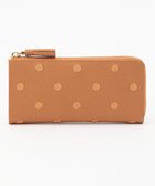 【アンビリオン/UNBILLION】のperche 牛革ドット刺繍L字パームフィット長財布 キャメル|ID: prp329100004676956 ipo3291000000034265858