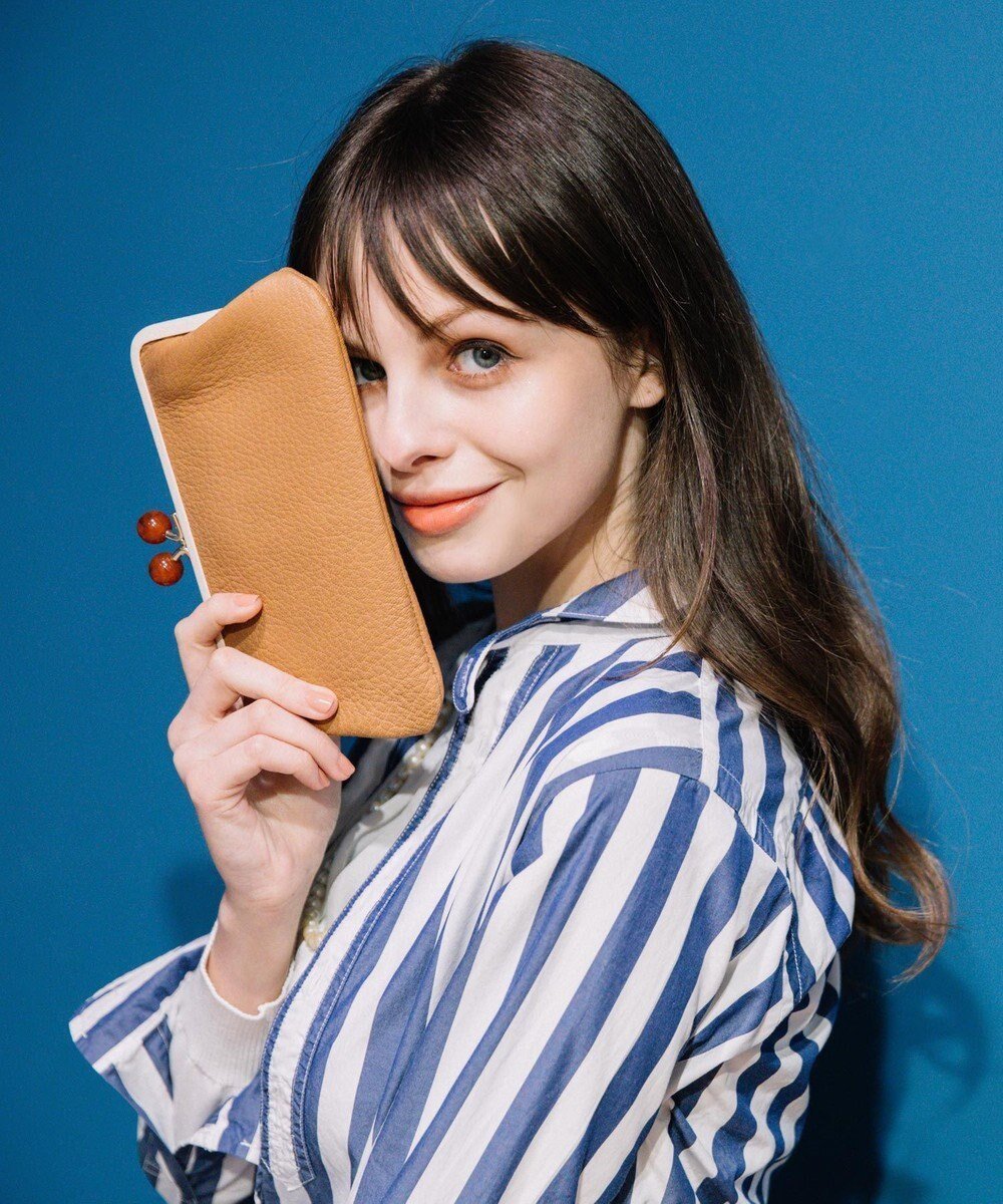 【アンビリオン/UNBILLION】のperche アクリル玉がま口長財布 インテリア・キッズ・メンズ・レディースファッション・服の通販 founy(ファニー) ファッション Fashion レディースファッション Fashion for Women ミニ財布・二つ折り財布 Wallets & Card Cases アクリル Acrylic Material 財布 Wallet, Purse ミックスキャメル|ID: prp329100004676957 ipo3291000000034190217