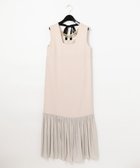 【グレース コンチネンタル/GRACE CONTINENTAL】のネックレス付ティアードドレス ベージュ|ID: prp329100004676961 ipo3291000000033791487
