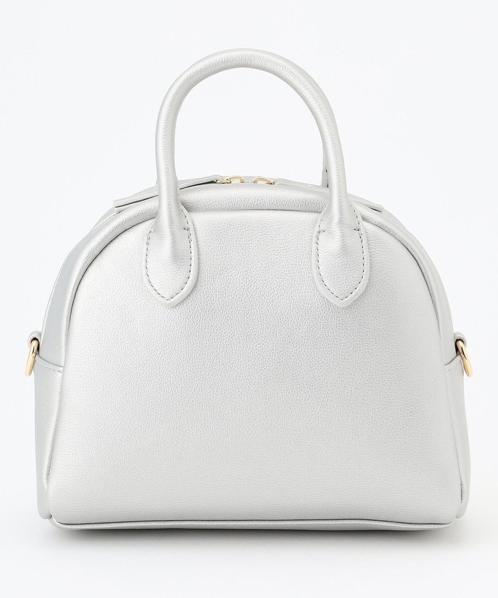 【アンビリオン/UNBILLION】のcachecache / WEB限定2wayラウンドミニボストンバッグ インテリア・キッズ・メンズ・レディースファッション・服の通販 founy(ファニー) 　ファッション　Fashion　レディースファッション　Fashion for Women　バッグ　Bags　カラフル　Colorful Design　コンパクト　Compact, Small Size　ショルダー　Shoulder, Shoulder Strap　ダブル　Double, Double-Breasted　ハンド　Hand, Handmade　ボストンバッグ　Boston Bag, Retro Bag　ポーチ　Pouch, Small Case　ミックス　Mix, Mixed Style　モチーフ　Motif, Design Theme　財布　Wallet, Purse　シルバー|ID: prp329100004676980 ipo3291000000034264421