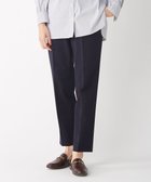 【ジェイ プレス/J.PRESS】の【洗える】T/Rアルガンシルク クロップドパンツ ネイビー系|ID: prp329100004676994 ipo3291000000033791632