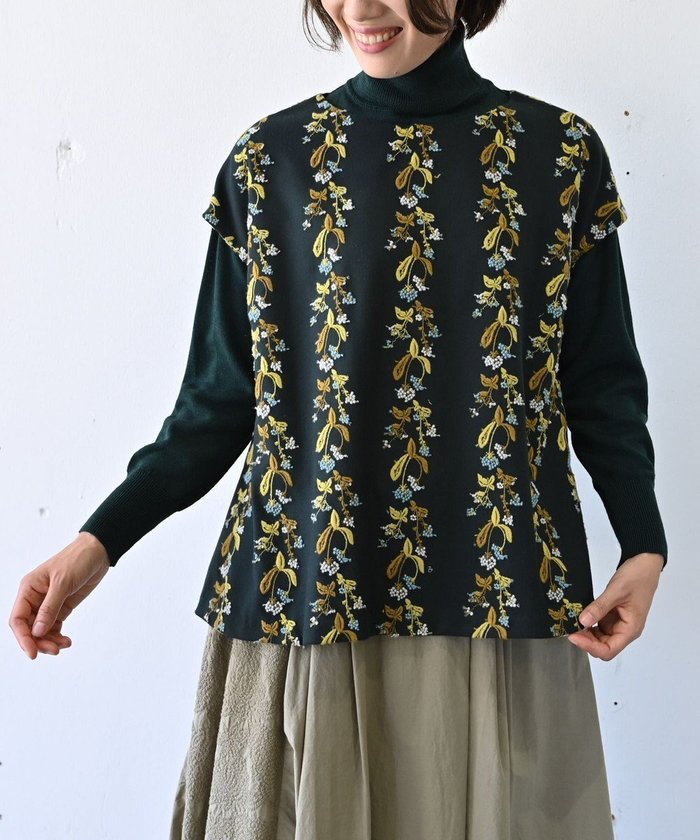 【ムーク/muuc】の〈保温&吸湿 ふんわり機能素材生地〉撫菜の花刺繍 ゆったりプルオーバー インテリア・キッズ・メンズ・レディースファッション・服の通販 founy(ファニー) https://founy.com/ ファッション Fashion レディースファッション Fashion for Women トップス・カットソー Cut & Sew Tops シャツ・ブラウス・オフィスカジュアル Elegant Blouses & Button-Ups カジュアルプルオーバー・ニットトップス Pullovers & Knit Tops / Casual Pullovers インナー Innerwear キャンバス Canvas, Canvas Fabric タートルネック Turtleneck, High Neck 手編み Hand-Knitted, Handmade Knit パターン Pattern, Design Print A/W・秋冬 Autumn/Winter S/S・春夏 SS, Spring/Summer, Warm Season 夏 Summer |ID: prp329100004676998 ipo3291000000033791639