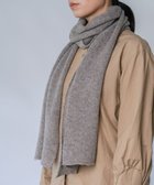 【アンドウール/AND WOOL】の〈上質な素材と手仕事から生まれた優しいニット〉ヤクの糸を編んだ細巾ストール グレー|ID: prp329100004677001 ipo3291000000033791657