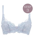 【ブラデリス ニューヨーク/BRADELIS New York】の【BRADELIS New York / 育乳STEP3 持ち上げる】 ヴィオラブラ 人気、トレンドファッション・服の通販 founy(ファニー) ファッション Fashion レディースファッション Fashion for Women アンダー Underwear Essentials デコルテ Décolleté, Neckline ブラジャー Bra, Lingerie モチーフ Motif, Design Theme ラップ Wrap, Wrap Design ランジェリー Lingerie, Intimate Wear レース Lace, Lace Fabric ワイヤー Wire, Wired Bra おすすめ Recommended / Our Picks エレガント 上品 Elegant thumbnail ブルー|ID: prp329100004677003 ipo3291000000035492760