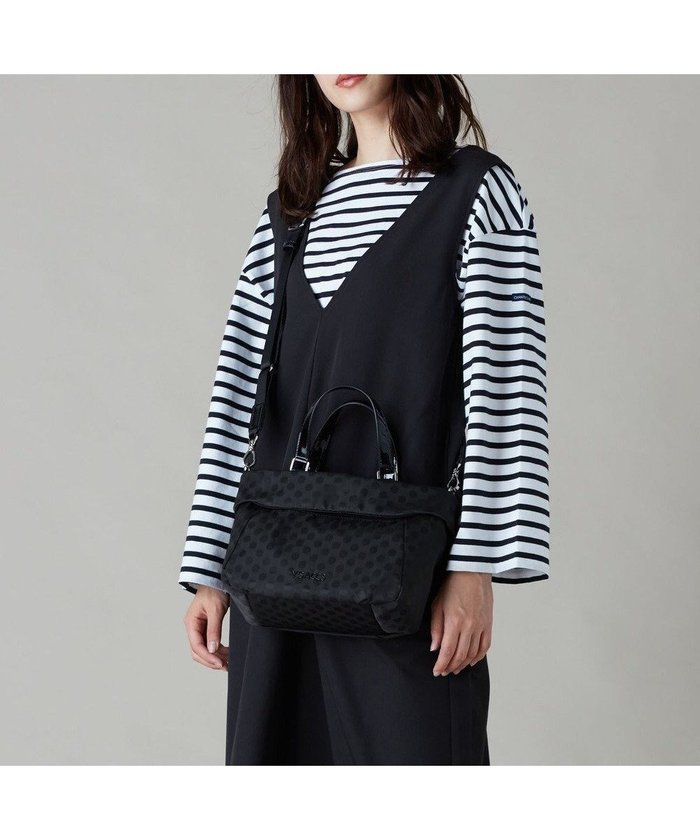 【イザック/Y'SACCS】のPolkaDots口折れミニトート インテリア・キッズ・メンズ・レディースファッション・服の通販 founy(ファニー) https://founy.com/ ファッション Fashion レディースファッション Fashion for Women バッグ Bags ショルダー Shoulder, Shoulder Strap ジャカード／ジャガード Jacquard, Woven Pattern ドット Polka Dot, Dot Pattern 人気 Popular, Best Seller 無地 Plain, Solid Color |ID: prp329100004677011 ipo3291000000034266530