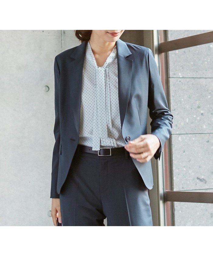 【ジェイ プレス/J.PRESS】の【スーツ】BAHARIYE テーラード ジャケット インテリア・キッズ・メンズ・レディースファッション・服の通販 founy(ファニー) https://founy.com/ ファッション Fashion レディースファッション Fashion for Women アウター Coat / Outerwear Collection レディースジャケット・軽アウター Jackets テーラードジャケット / 通勤・きれいめスタイル Tailored Jackets & Blazers スーツ Business Suits & Workwear スーツジャケット・オフィスブレザー Suit Jackets / Blazers 春 Spring ジャケット Jacket, Outerwear ストレッチ Stretch, Stretchy Fabric スーツ Suit, Formalwear セットアップ Set-Up, Coordinated Outfit チェック Check, Plaid, Tartan テーラード Tailored, Tailored Fit ボトム Bottoms, Lower Wear 無地 Plain, Solid Color S/S・春夏 SS, Spring/Summer, Warm Season 夏 Summer |ID: prp329100004677015 ipo3291000000034266556