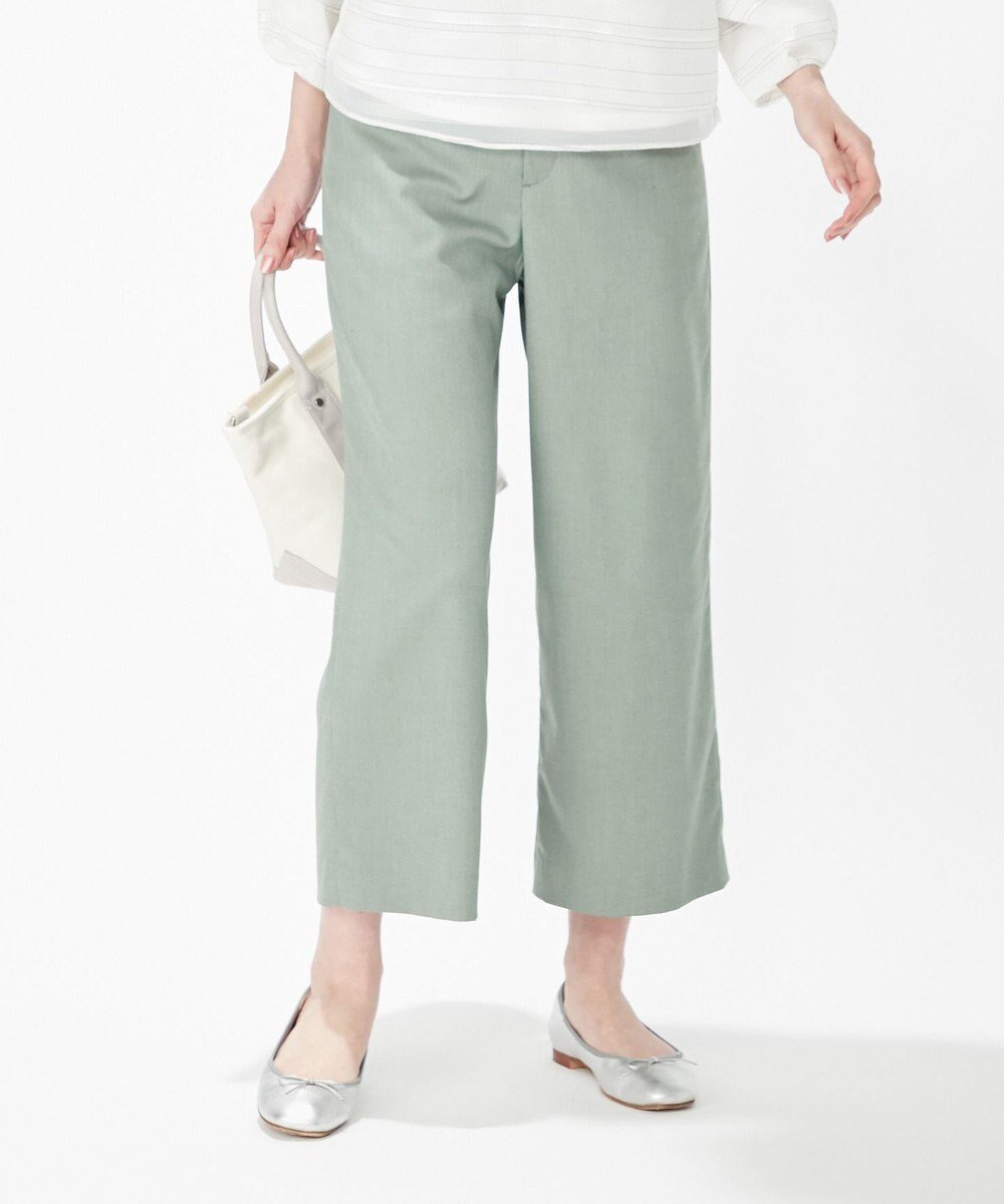 【ジェイ プレス/J.PRESS】の【洗える】TRシャークスキン ワイドパンツ 人気、トレンドファッション・服の通販 founy(ファニー) 　ファッション　Fashion　レディースファッション　Fashion for Women　パンツ　Pants & Trousers　ツイル　Twist, Twisted Detail　ドレープ　Drape, Draping Fabric　ワイド　Wide, Wide Fit　エレガント 上品　Elegant　夏　Summer　春　Spring　S/S・春夏　SS, Spring/Summer, Warm Season　洗える　Machine Washable　 other-1|ID: prp329100004677018 ipo3291000000034266579