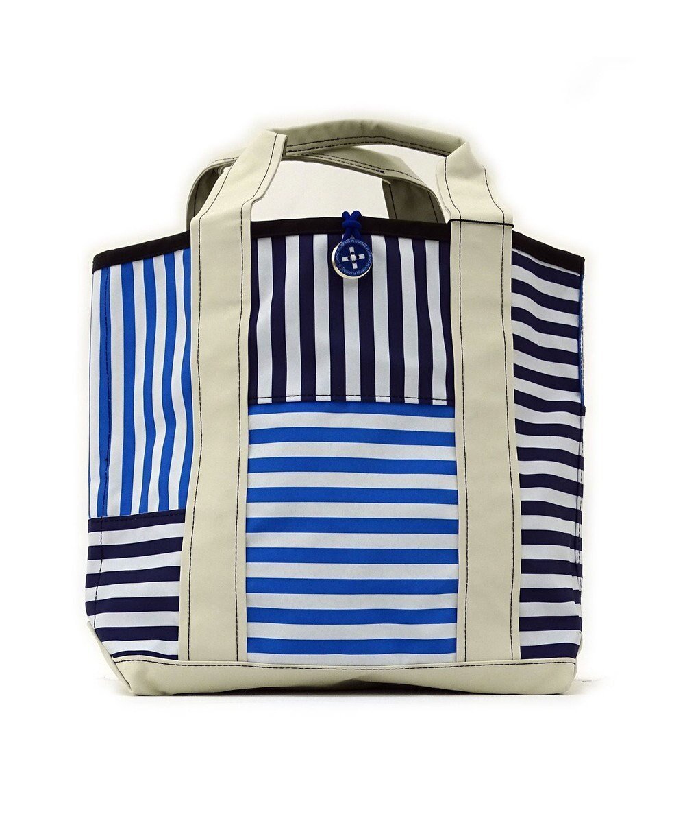 【プラスリング/+RING】の傘生地を使用した撥水トートバッグM 青 SR104 インテリア・キッズ・メンズ・レディースファッション・服の通販 founy(ファニー) 　ファッション　Fashion　レディースファッション　Fashion for Women　バッグ　Bags　レイングッズ・傘・晴雨兼用傘　Umbrellas & Rain Gear　ボンディング　Bonding, Bonded Fabric　ポケット　Pocket, Pocket Detail　傘　Umbrella, Parasol　雑誌　Magazine, Fashion Magazine　青|ID: prp329100004677031 ipo3291000000034266909